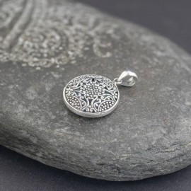 Srebrny wisiorek z muszlą paua