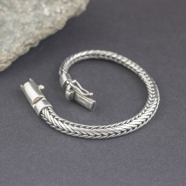 Srebrna męska bransoletka