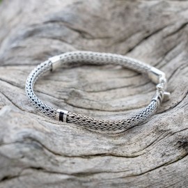 Srebrna męska bransoletka