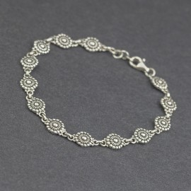 Srebrna ozdobna bransoletka