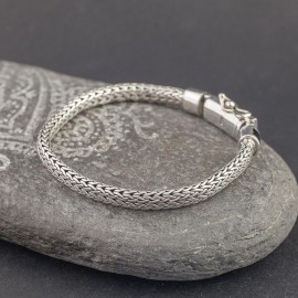 Srebrna męska bransoletka