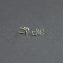 Srebrne sztyfty "nieskończoność"