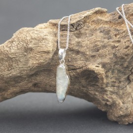 Srebrny naszyjnik z perłą