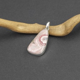 Srebrny wisior z rodochrozytem