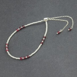 Srebrna bransoletka z jadeitem
