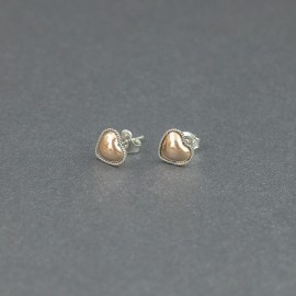 Srebrne sztyfty ze złotem 18K
